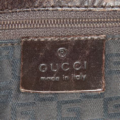 gucci borse vintage con inserti in pelle arancio|Borsa Gucci Vintage 385866 .